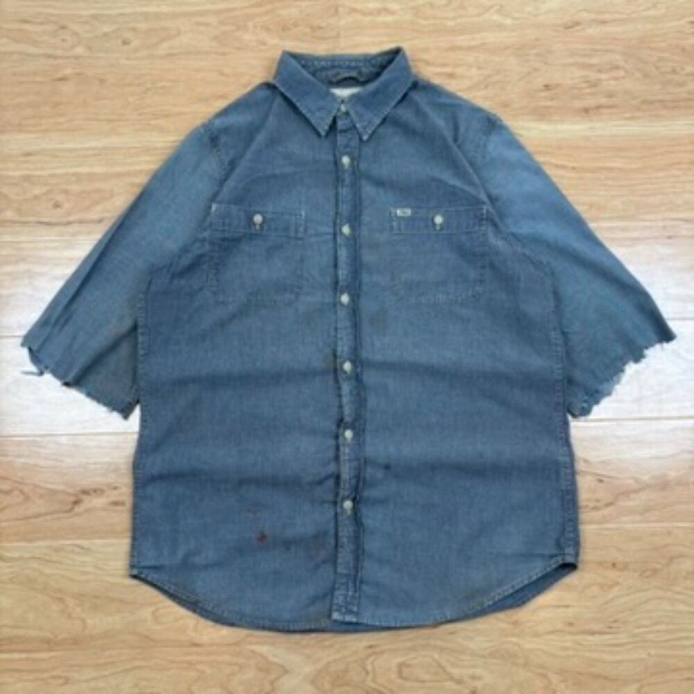 Vintage, Denim blue, Polo Ralph Lauren Denim & Supply Collaboration button up